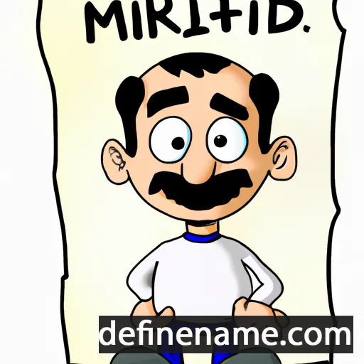 cartoon of the name Mihrdat