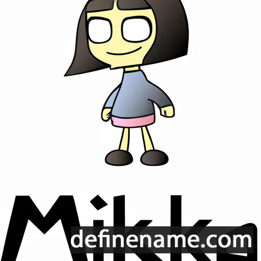 cartoon of the name Mika