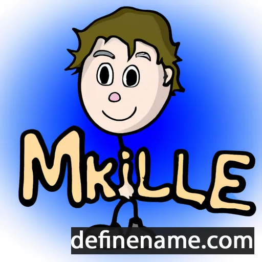 cartoon of the name Mikael