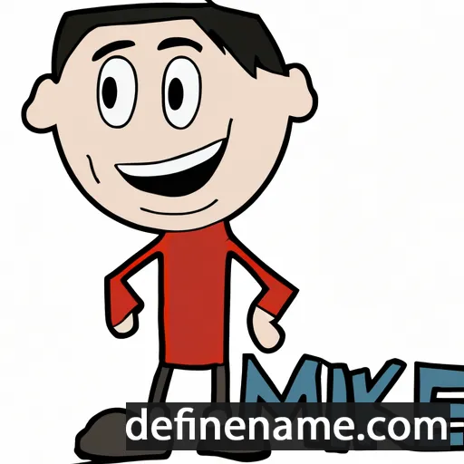 cartoon of the name Mike