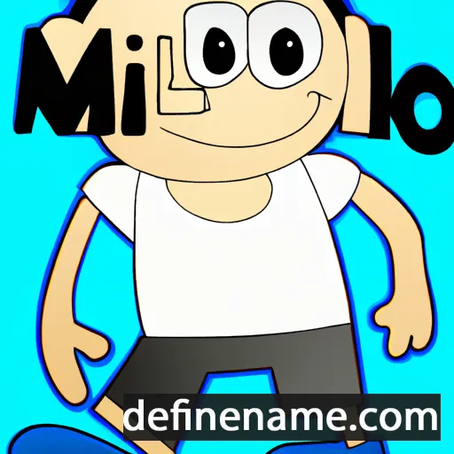 cartoon of the name Mikelo