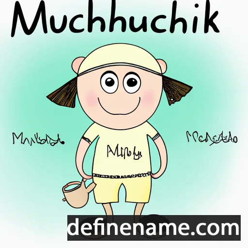 cartoon of the name Mikhailu