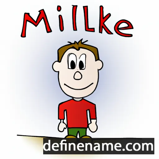 cartoon of the name Mikkel