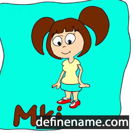 cartoon of the name Mikki