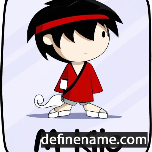 cartoon of the name Miko