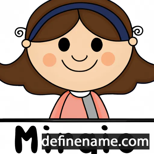 cartoon of the name Milagros