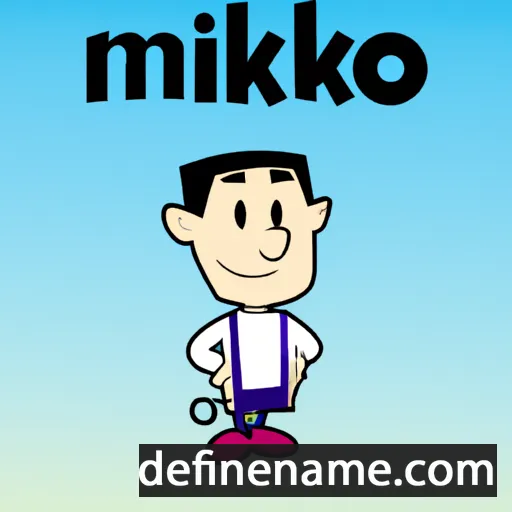 cartoon of the name Milenko