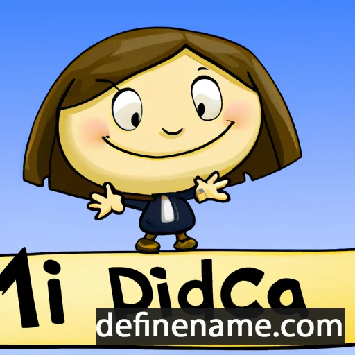 cartoon of the name Milica