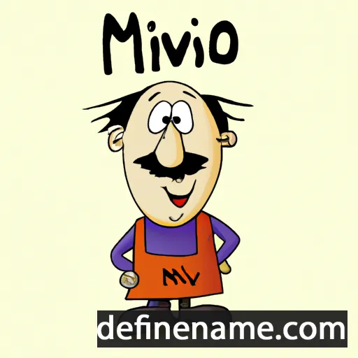 cartoon of the name Milivoj