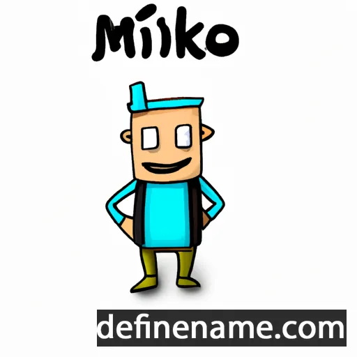 cartoon of the name Miljenko