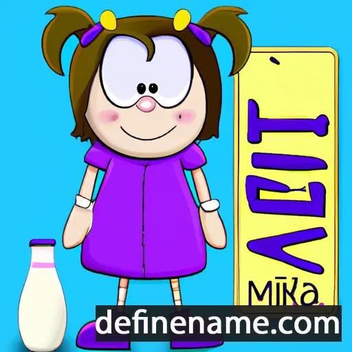 Milka cartoon