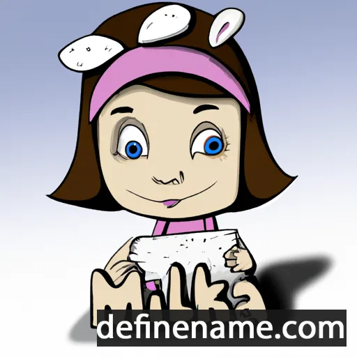 cartoon of the name Milka