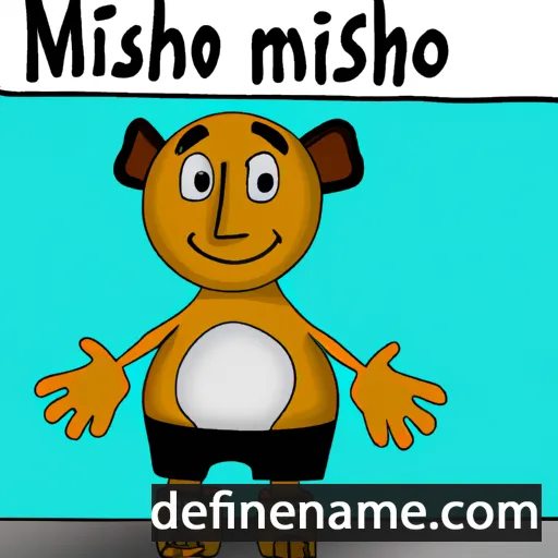 cartoon of the name Milosh