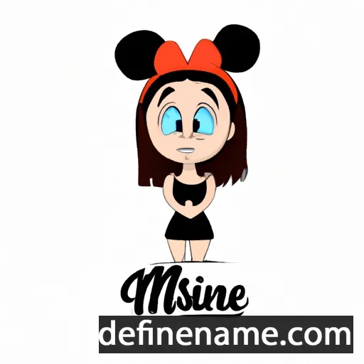 cartoon of the name Minnie