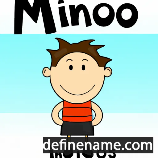 cartoon of the name Minos