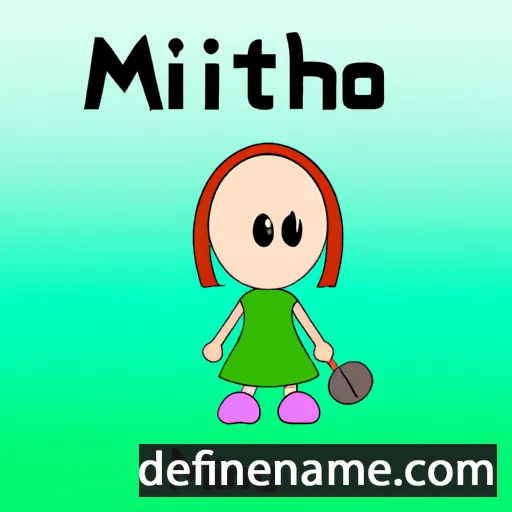 cartoon of the name Minttu