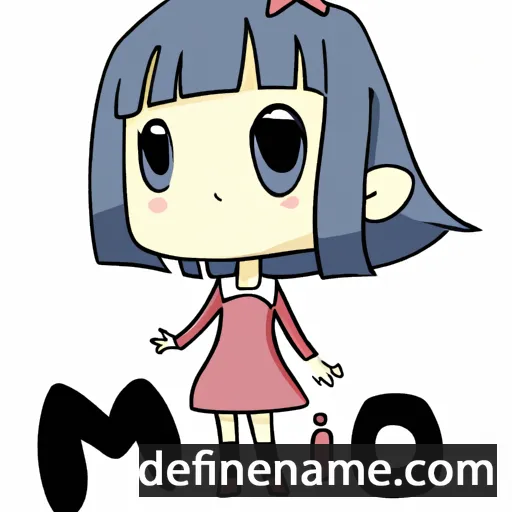 cartoon of the name Mio