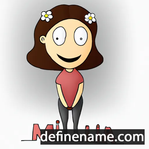 cartoon of the name Mirella