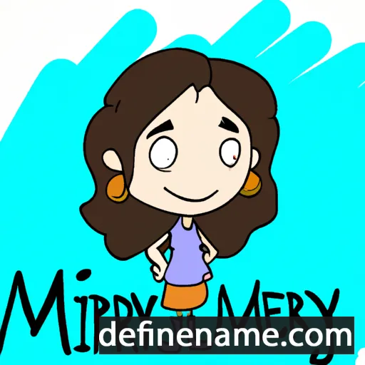 cartoon of the name Mireya