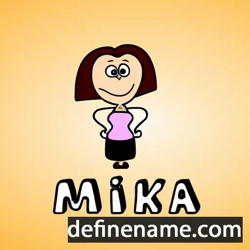 cartoon of the name Mirka