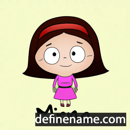 cartoon of the name Mirna