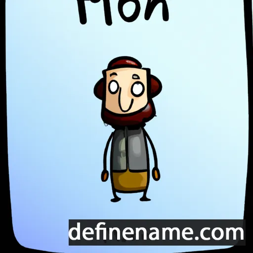 cartoon of the name Miron