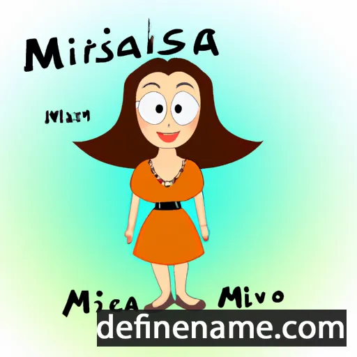 Miroslava cartoon