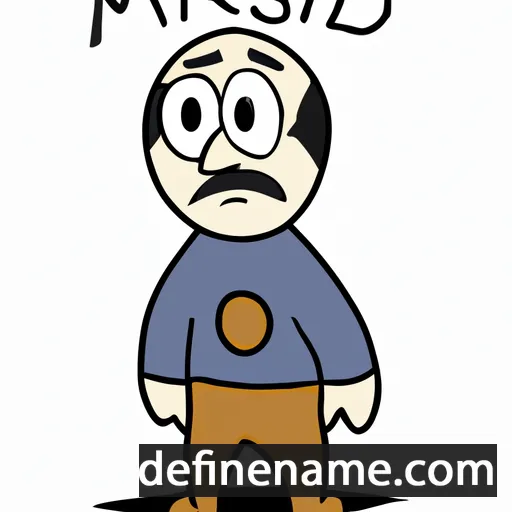 cartoon of the name Mirsad