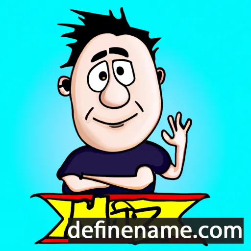 cartoon of the name Mirza