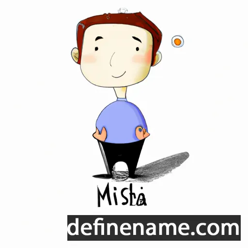 cartoon of the name Misha