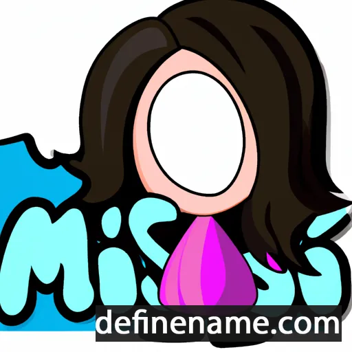 cartoon of the name Misi