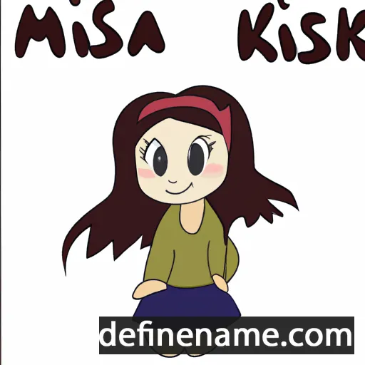 cartoon of the name Miska