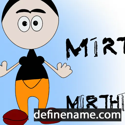 cartoon of the name Mitar