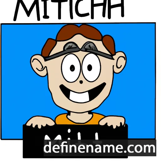 cartoon of the name Mitch