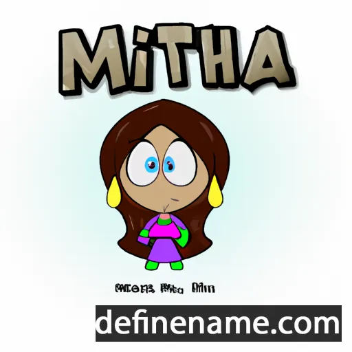 cartoon of the name Mitra