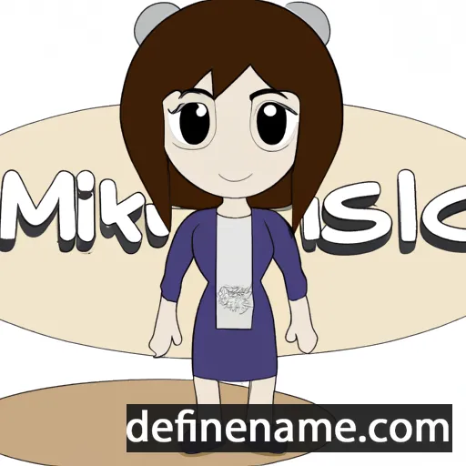 cartoon of the name Mitsuko