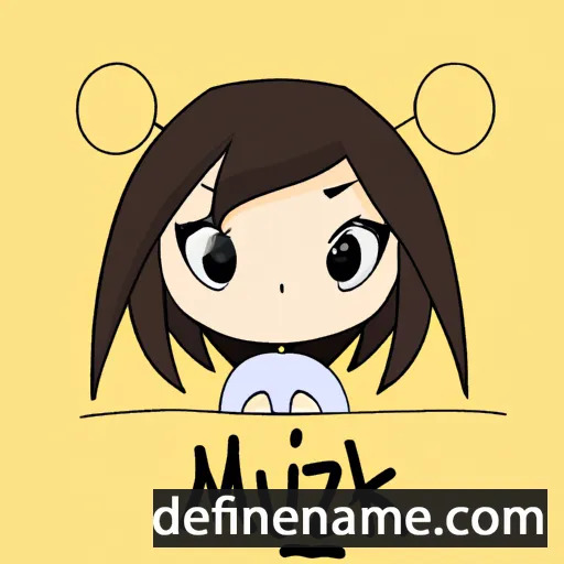 cartoon of the name Mizuki