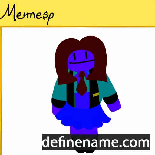 cartoon of the name Mnemosyne