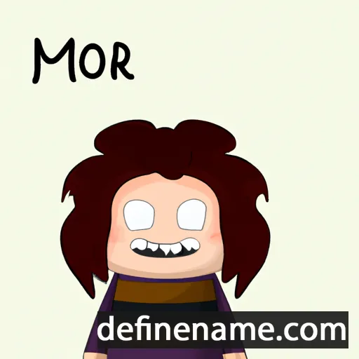 cartoon of the name Mór