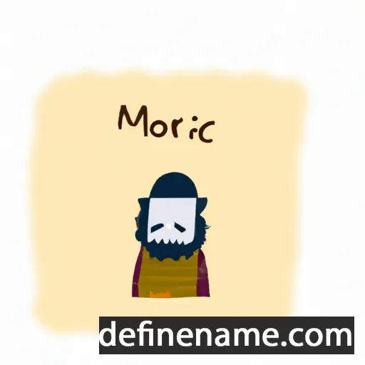 cartoon of the name Móric