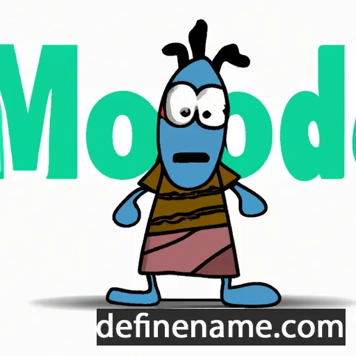 cartoon of the name Modu