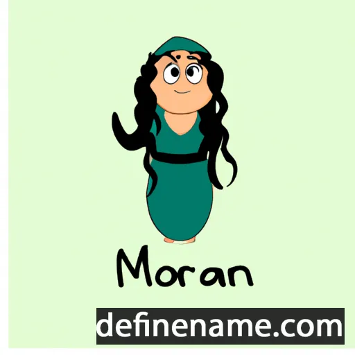 cartoon of the name Moerani