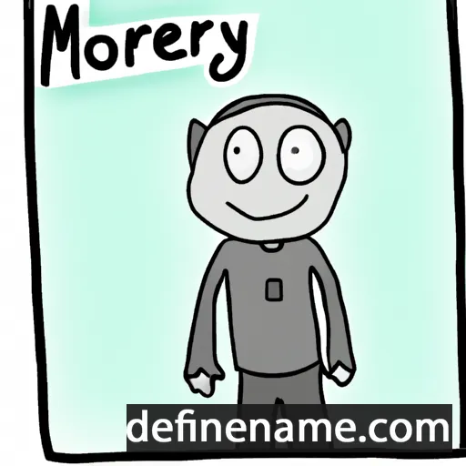 cartoon of the name Moirrey