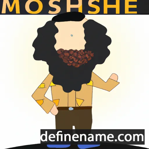 cartoon of the name Moishe