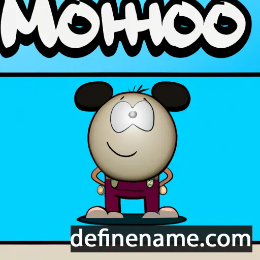 cartoon of the name Moncho