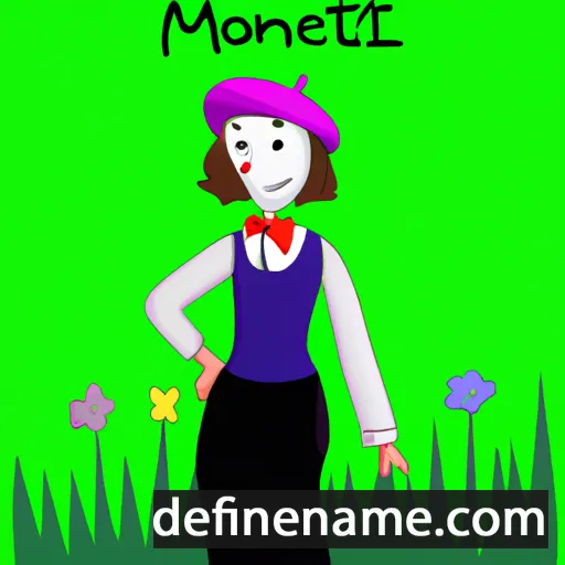 cartoon of the name Monet