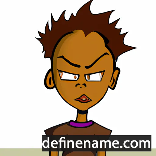 cartoon of the name Monta