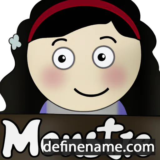 cartoon of the name Montse