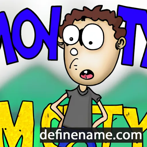 Monty cartoon