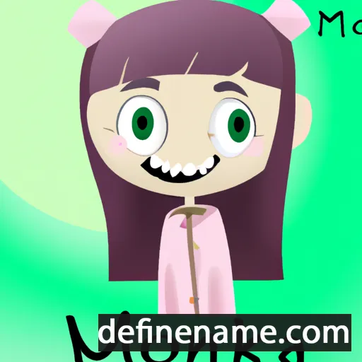 Moonika cartoon